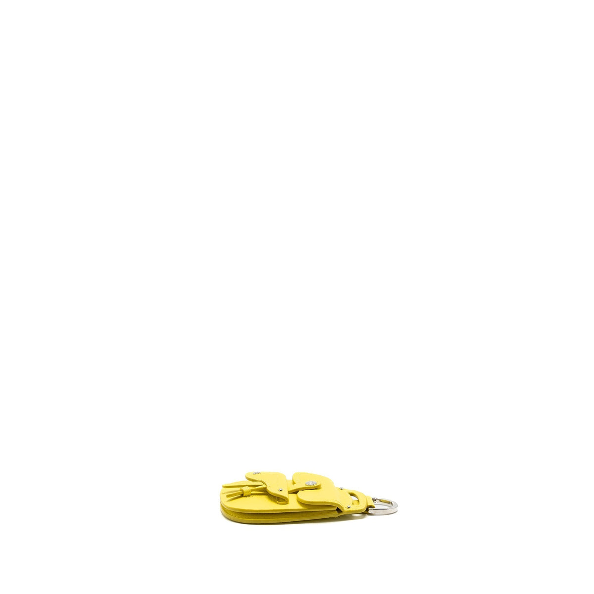 Dior Saddle Coin Pouch/Purse Charm Yellow Rovelle Bags