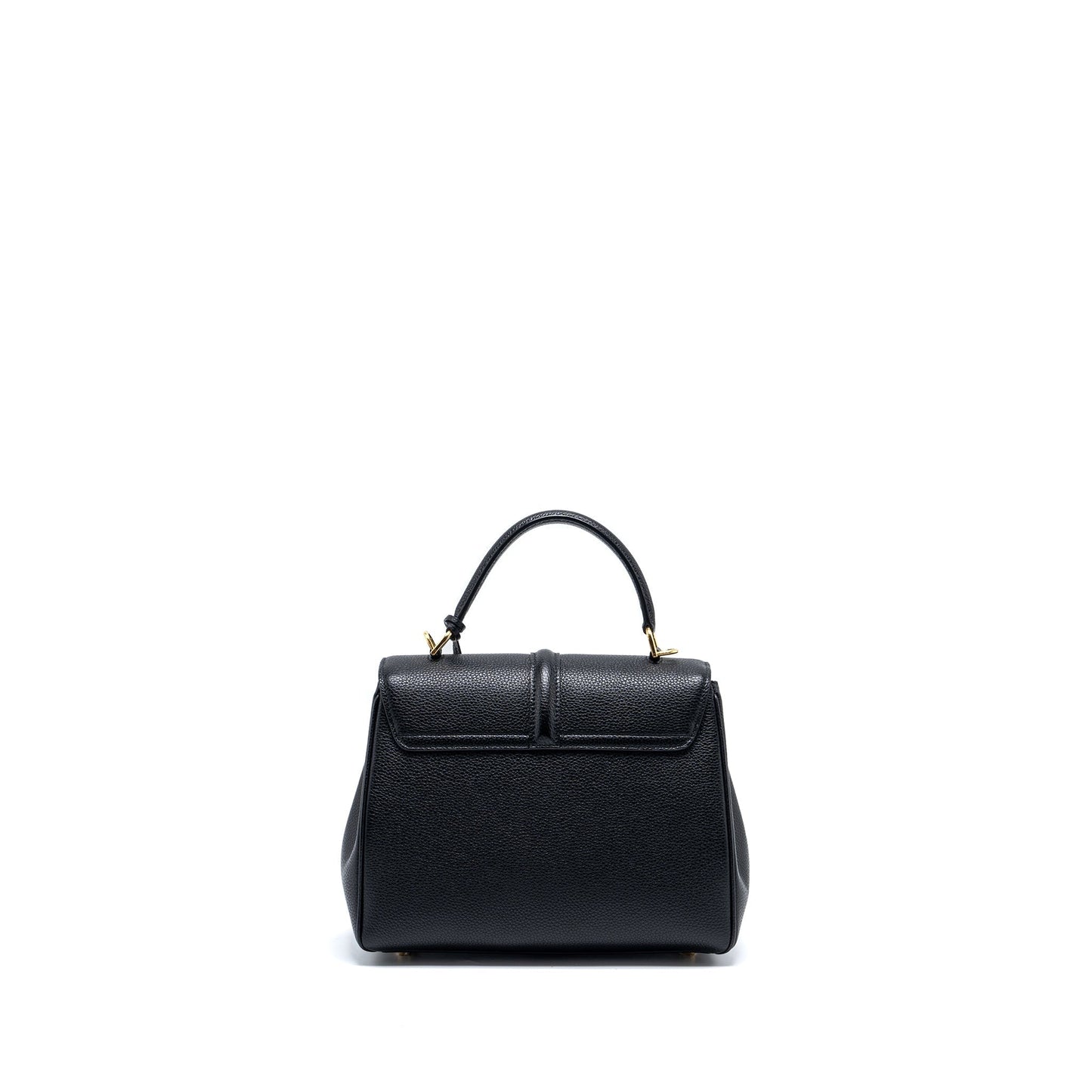 Celine Small 16 Purse Grained Calfskin Black