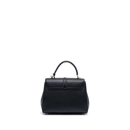 Celine Small 16 Purse Grained Calfskin Black