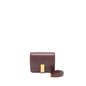 Celine Mini Box Calfskin Burgundy Brushed