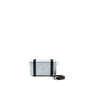 Dior X Rimowa clutch trunk Purse aluminium / calfskin silver / black Rovelle Bags