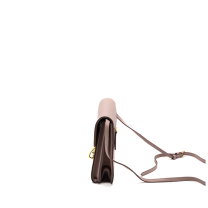 Burberry light GHW Leather Brown Crossbody Bag