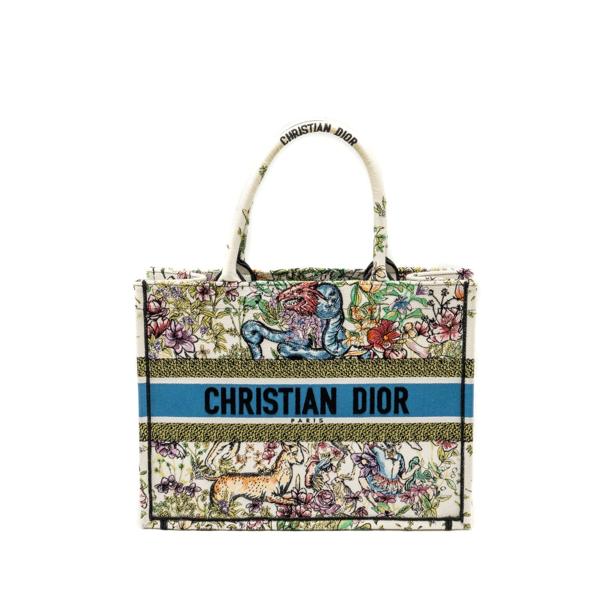 Dior Medium book tote limited canvas multicolour Rovelle Bags