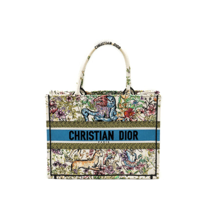 Dior Medium book tote limited canvas multicolour Rovelle Bags