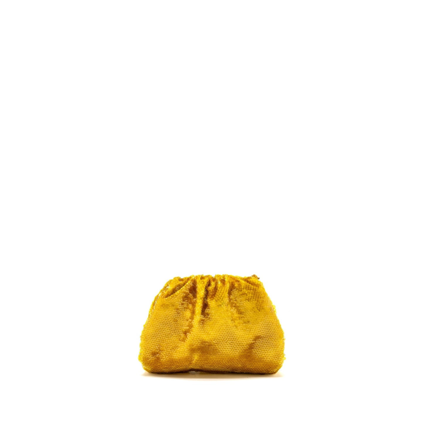 Bottega Veneta Mini Pouch Sequin Gold
