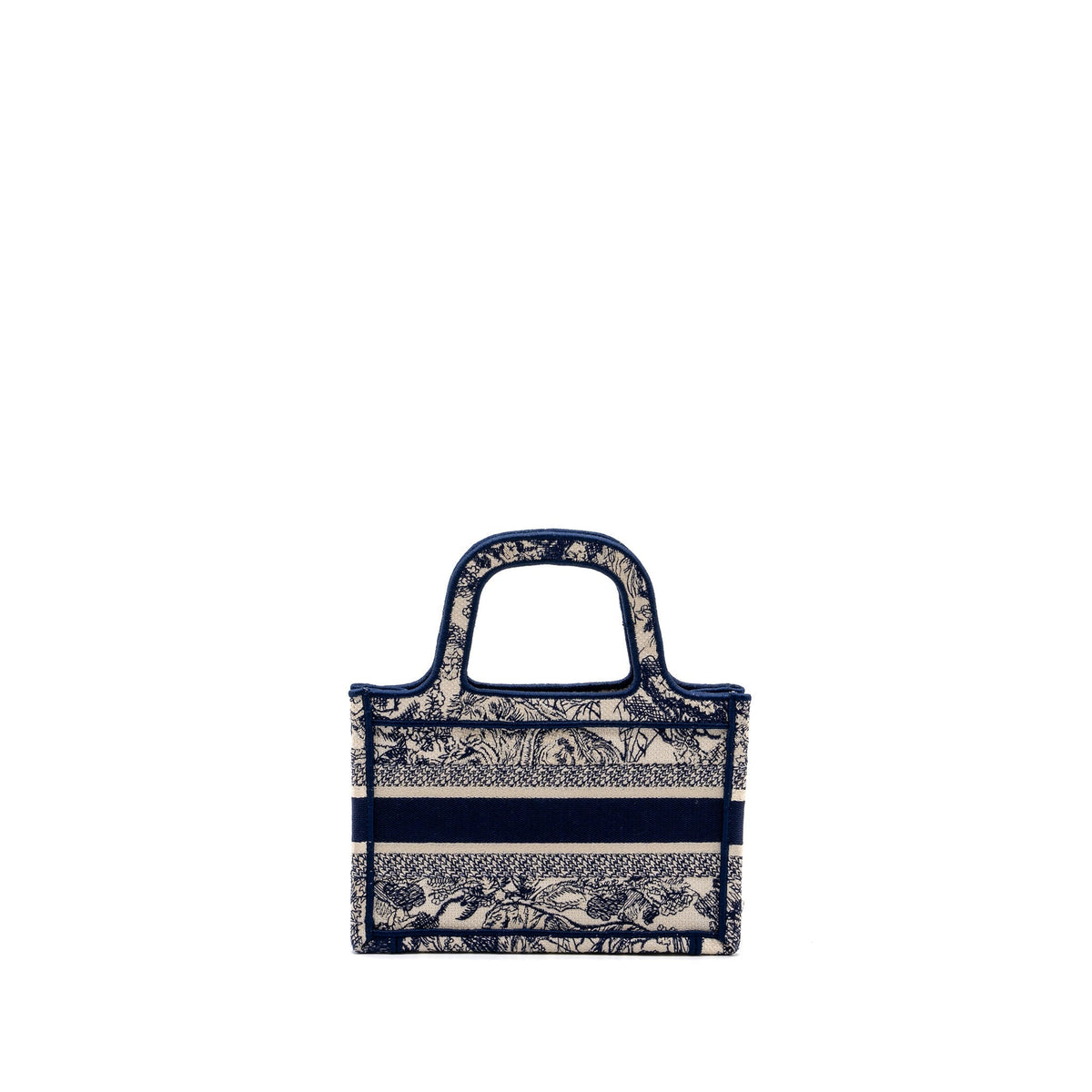 Dior Mini Book Tote Limited Edition Toile De Jouy Reverse Embroidery Rovelle Bags