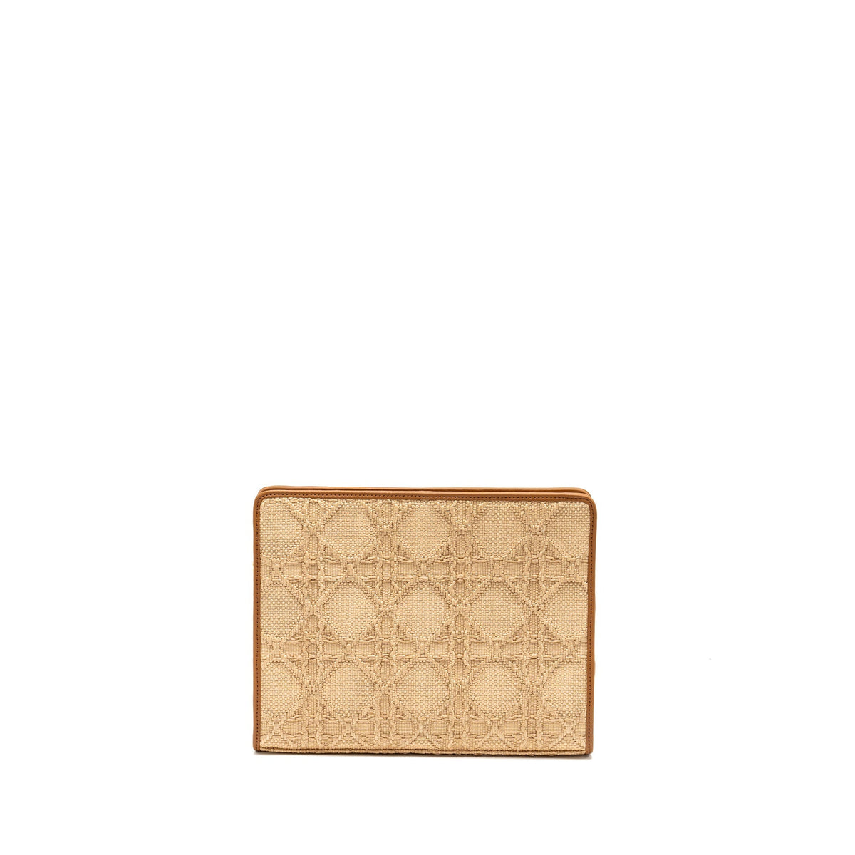 Dior 30 Montaigne Dea Pouch Natural Cannage Raffia Beige/Multicolour Rovelle Bags