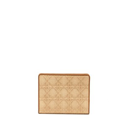 Dior 30 Montaigne Dea Pouch Natural Cannage Raffia Beige/Multicolour Rovelle Bags