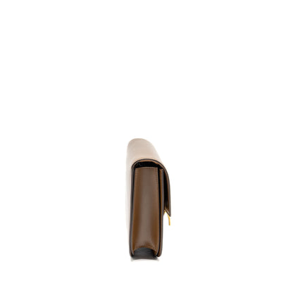 Celine Medium Classic Box Purse Calfskin Camel