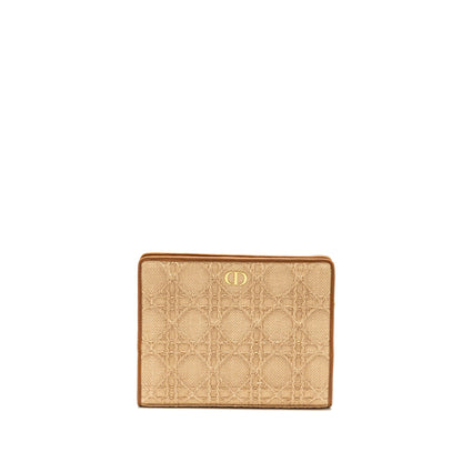 Dior 30 Montaigne Dea Pouch Natural Cannage Raffia Beige/Multicolour Rovelle Bags