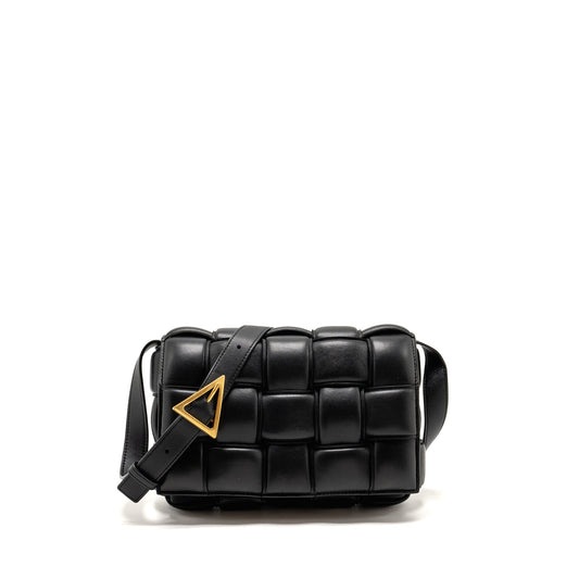 Bottega Veneta Padded Cassette Lambskin Black