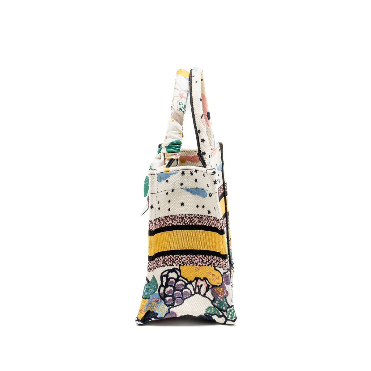 Dior Small dior book tote canvas multicolor Rovelle Bags