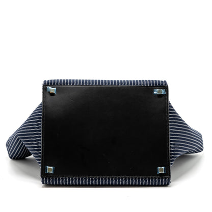 Celine phantom luggage Purse canvas / leather dark blue / black