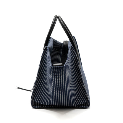 Celine phantom luggage Purse canvas / leather dark blue / black