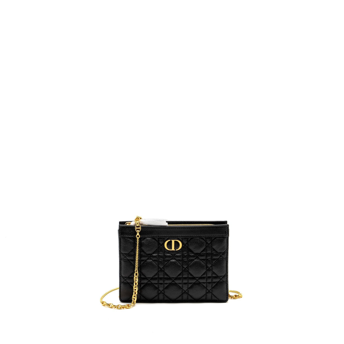 Dior Caro Every Dior Pouch Supple Calfskin Black Rovelle Bags