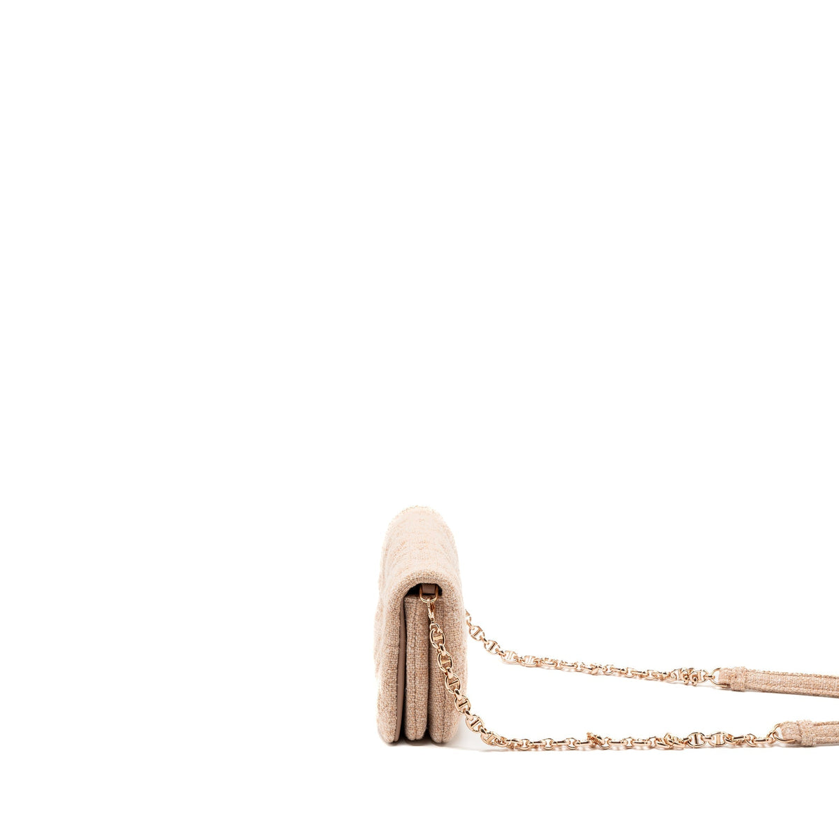 Dior Caro Pouch Canvas Light Pink with pink hardware Rovelle Bags