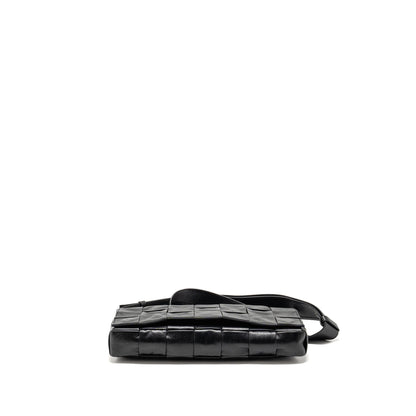 Bottega Veneta Cassette Purse Aged Calfskin Black