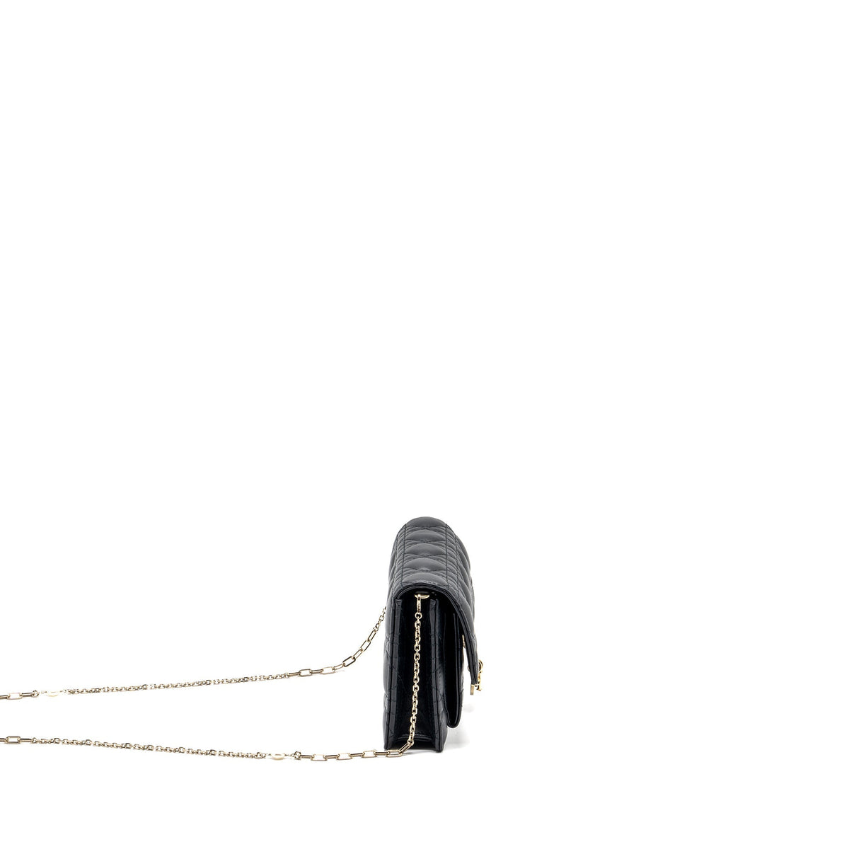 Dior My Dior Daily Chain Pouch Lambskin Black Rovelle Bags