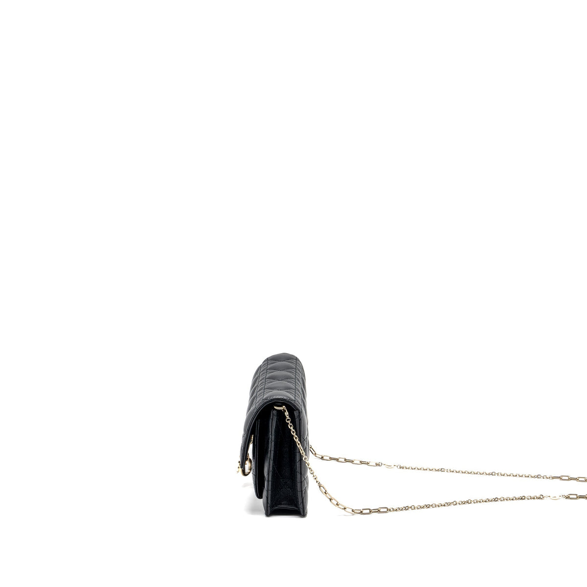 Dior My Dior Daily Chain Pouch Lambskin Black Rovelle Bags