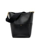Celine Sangle Bucket Purse Grained Calfskin Black