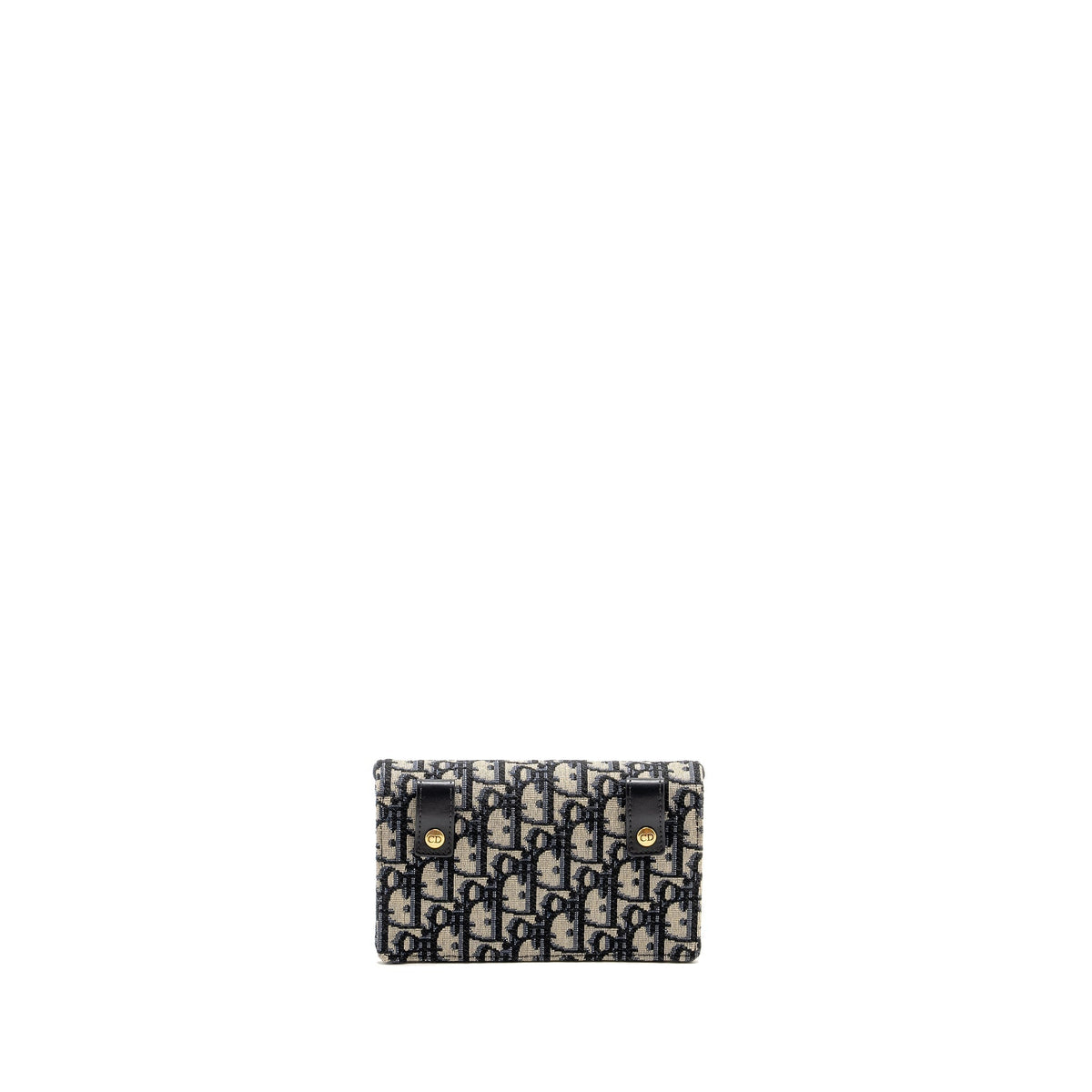Dior Saddle Belt Purse/Pouch Blue Oblique Jacquard Canvas Rovelle Bags