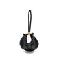 Bottega Veneta mini turn pouch lambskin black