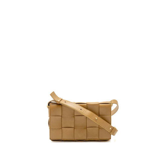 Bottega Veneta Small Cassette Purse Lambskin Caramel
