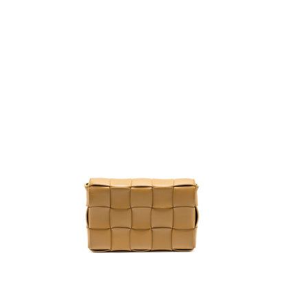 Bottega Veneta Small Cassette Purse Lambskin Caramel