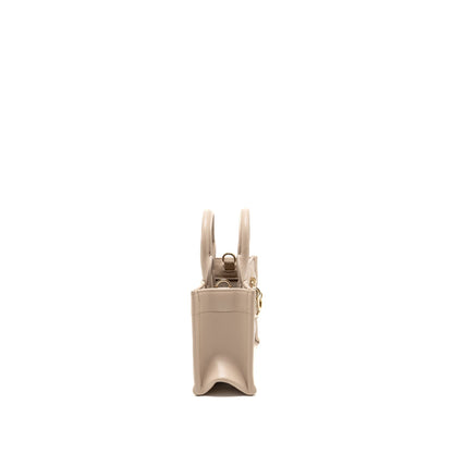 Dior Dioramour Mini Dior Book Tote Macrocannage Calfskin Powder Beige Rovelle Bags