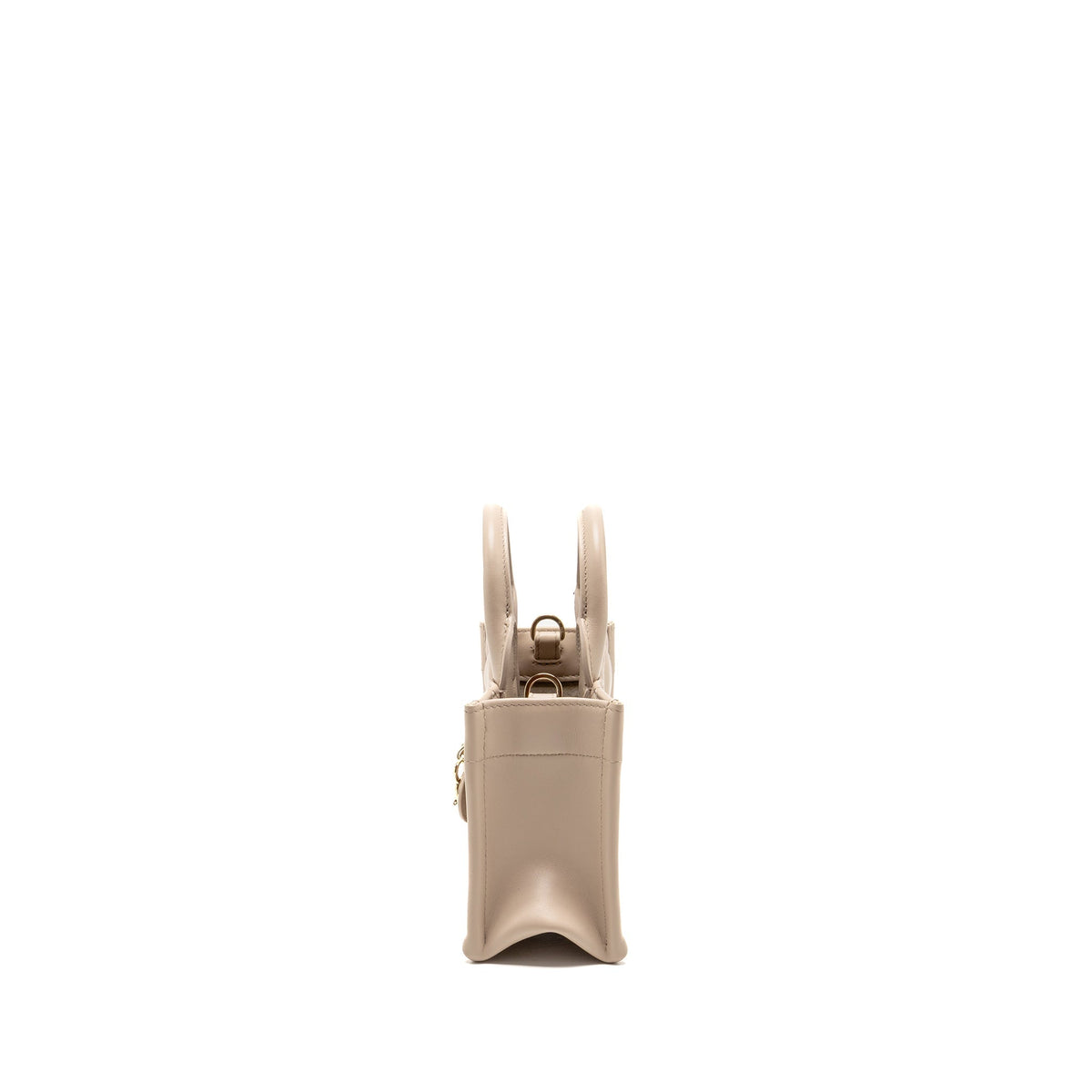 Dior Dioramour Mini Dior Book Tote Macrocannage Calfskin Powder Beige Rovelle Bags