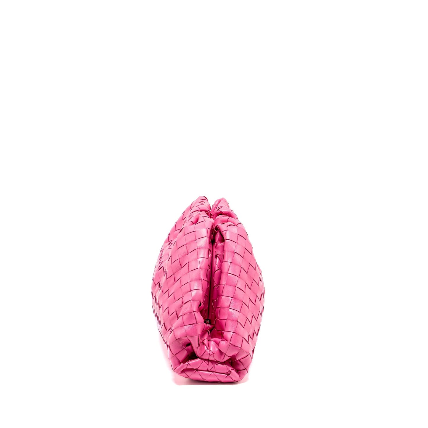 Bottega Veneta Intrecciato Pouch Leather Pink