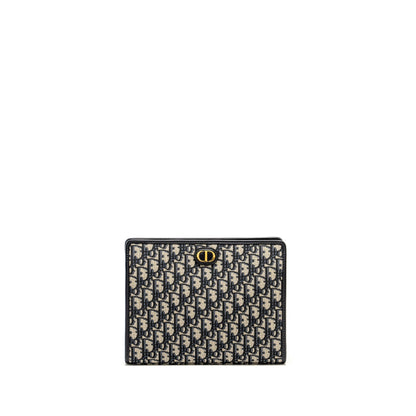Dior 30 Montaigne Dea Pouch Blue Oblique Jacquard Rovelle Bags