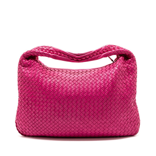 Bottega veneta intrecciato large Mini Purse Nappa pink