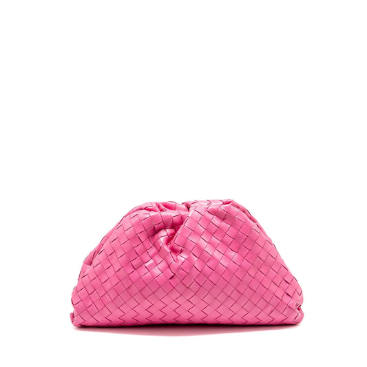 Bottega Veneta Intrecciato Pouch Leather Pink