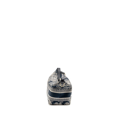 Dior Medium DiorTravel Nomad Pouch Toile de Jouy Reverse Technical Fabric Blue Rovelle Bags