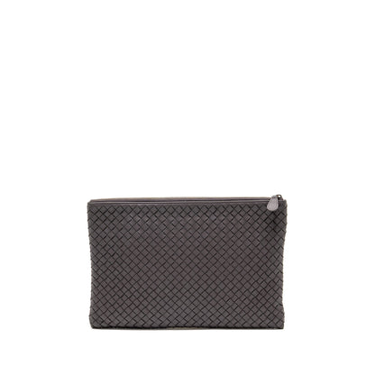Bottega Veneta Intrecciato Clutch Leather Brown