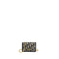 Dior 30 Montaigne Nano Pouch with Chain Blue Oblique Jacquard Rovelle Bags