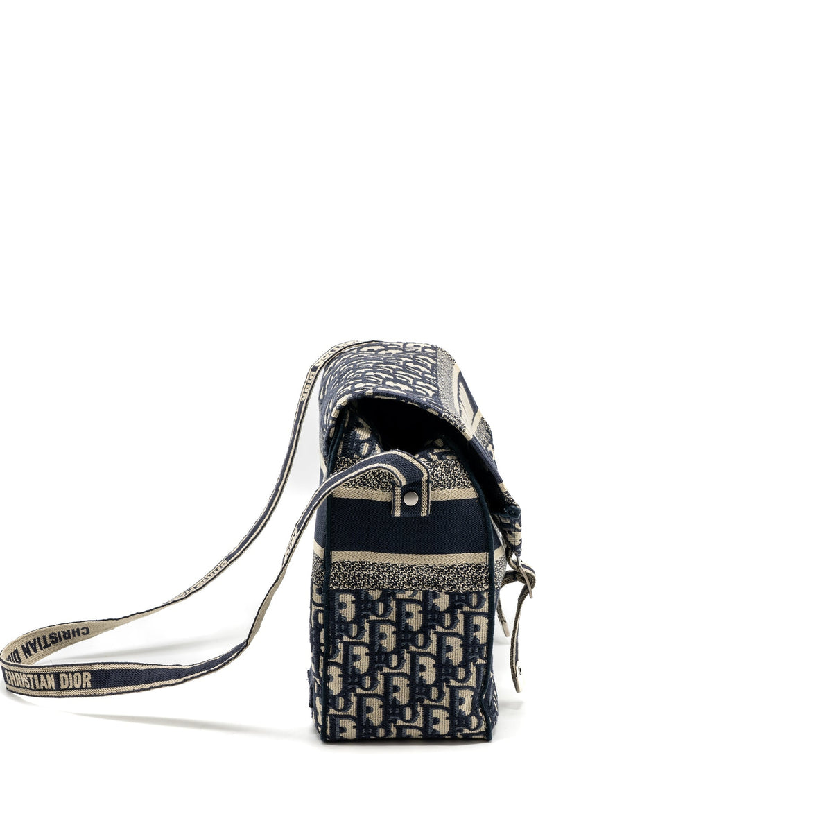 Dior diorcamp messenger Purse blue oblique embroidery Rovelle Bags
