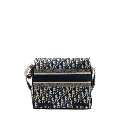 Dior diorcamp messenger Purse blue oblique embroidery Rovelle Bags