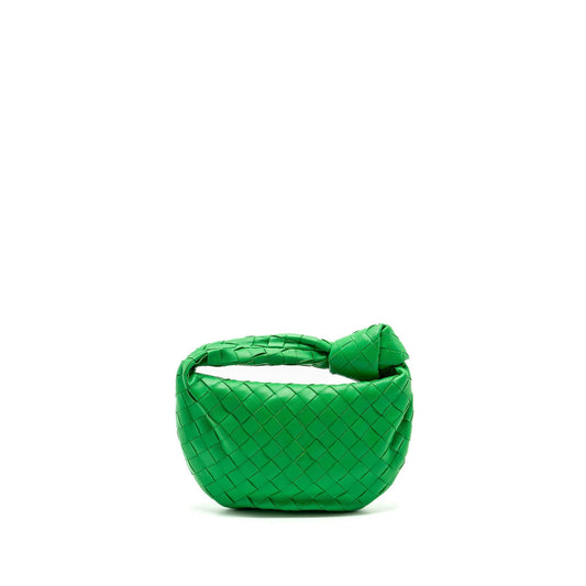 Bottega Veneta Mini Jodie Purse Lambskin Green