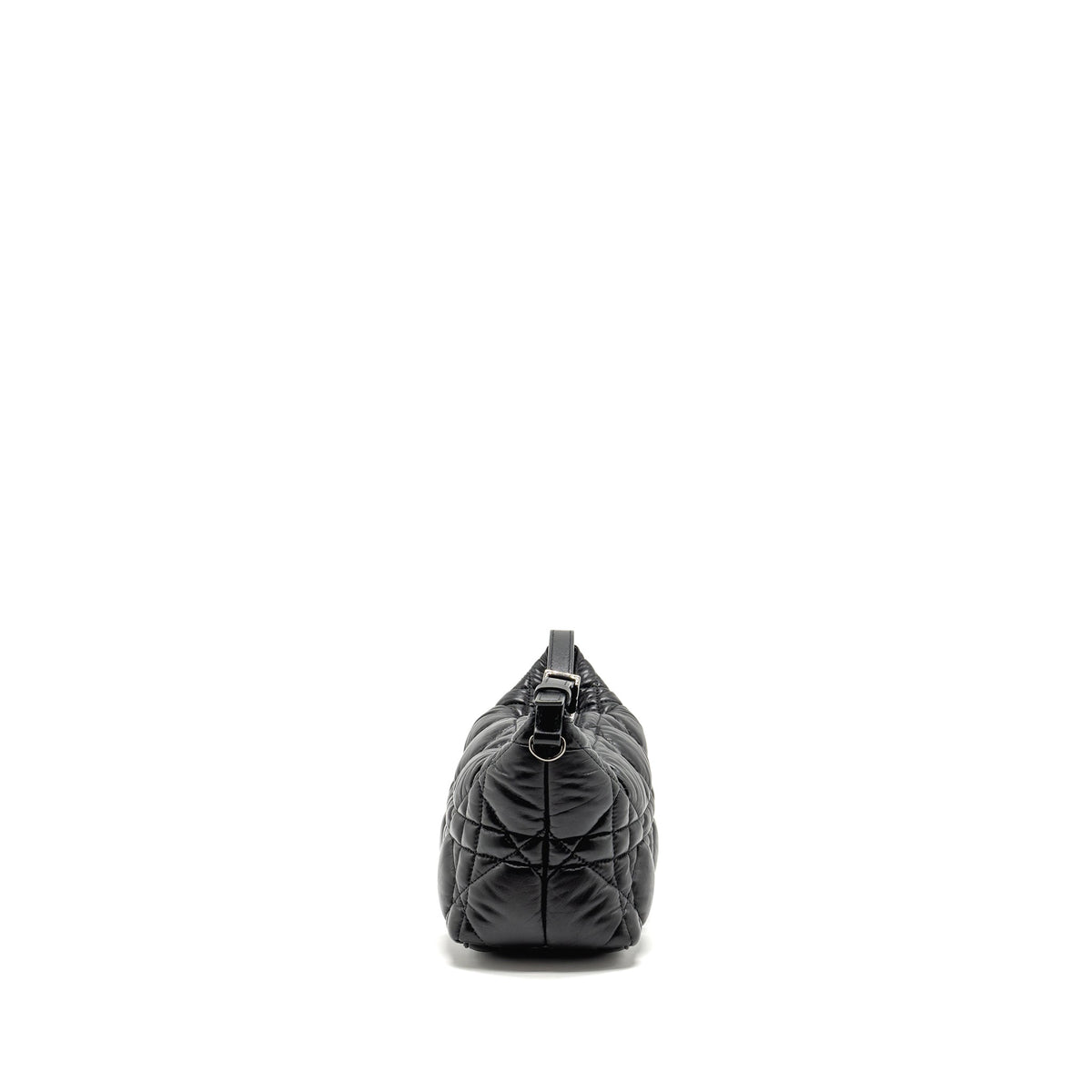 Dior Medium Diortravel Nomad Pouch Macrocannage Calfskin Black Rovelle Bags