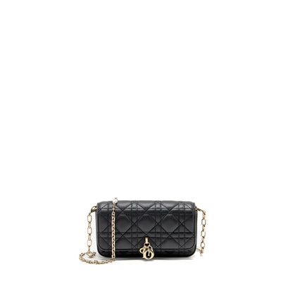 Dior My Dior - Dior Talk Phone Pouch lambskin black Rovelle Bags