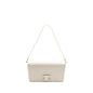 Celine Trapeze Triomphe Mini Purse Calfskin White