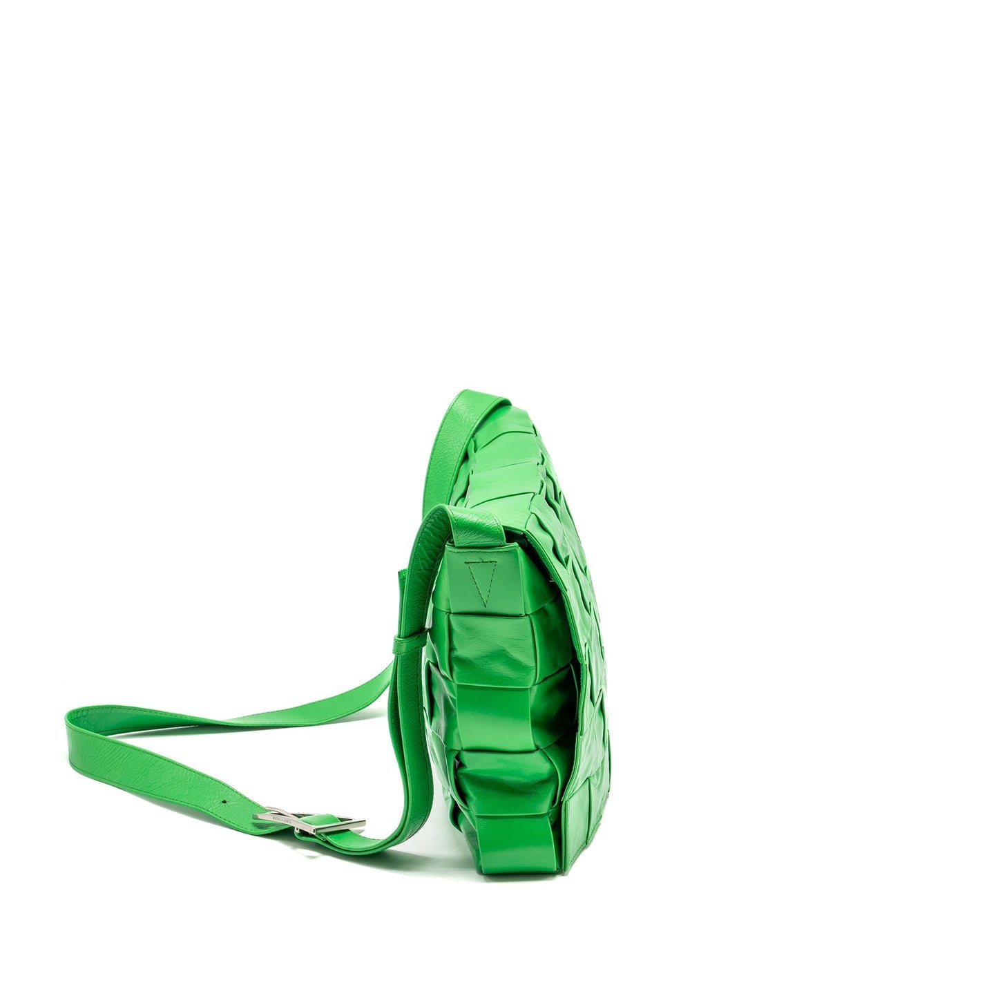 Bottega Veneta Maxi Cassette Purse Lambskin Green