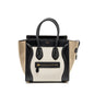 Celine Micro Luggage Purse Calfskin White/Multicolour