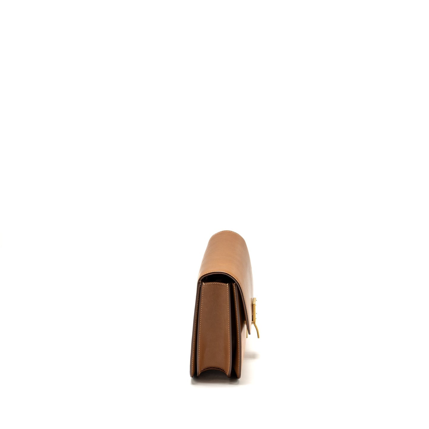 Celine Medium Classic Box Purse Calfskin Brown