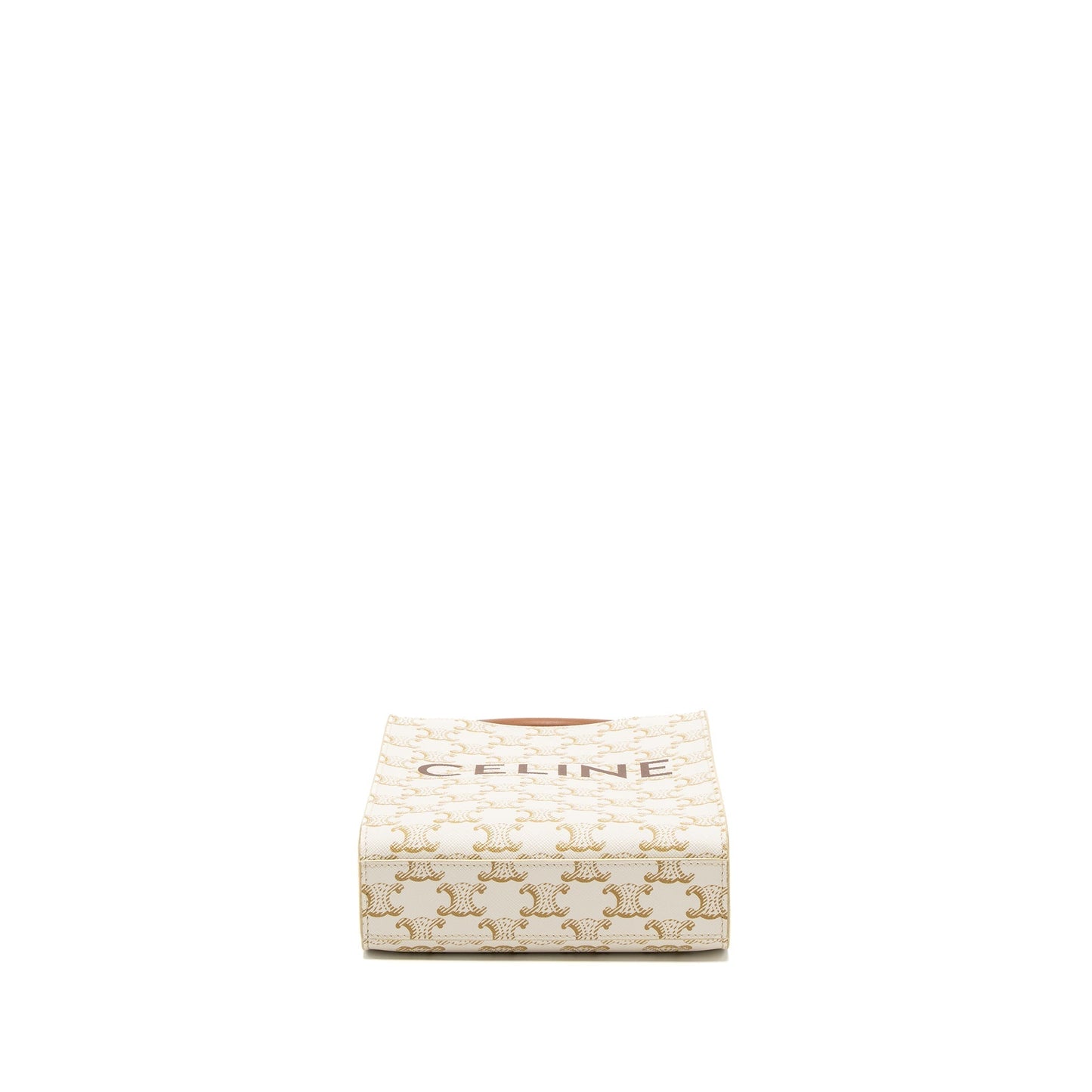 Celine Mini Vertical Caban Triomphe Canvas/Calfskin