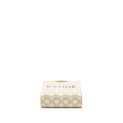 Celine Mini Vertical Caban Triomphe Canvas/Calfskin