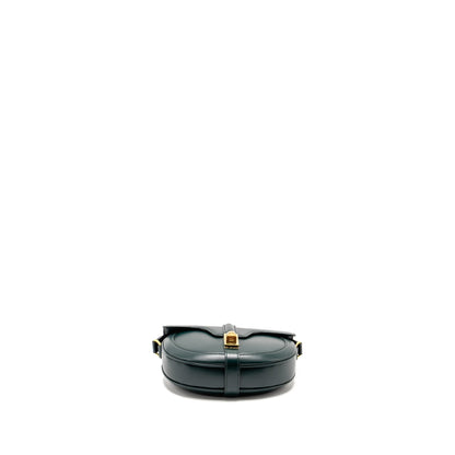 Celine Small Besace Purse Calfskin Dark Green