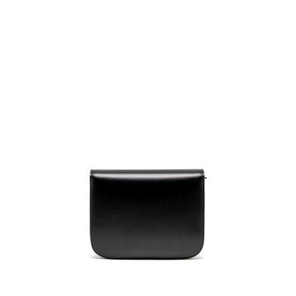 Luxury CELINE Medium Classic Box Bag Calfskin BLACK GHW ()